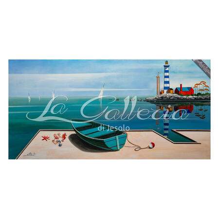 Approdo al faro cm 140x70