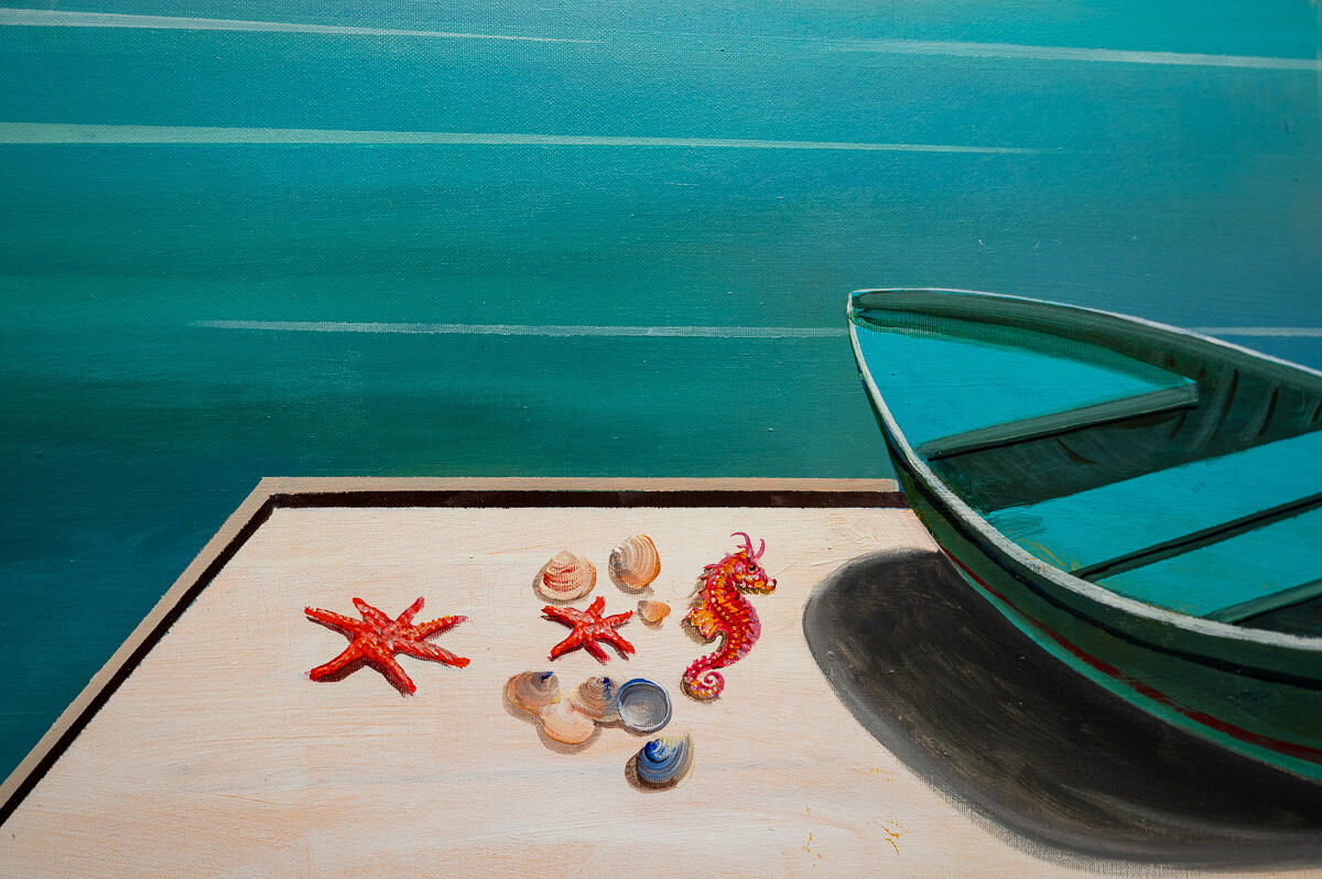 Approdo al faro cm 140x70