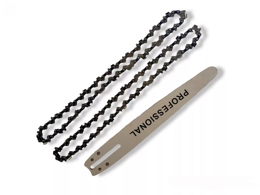 Lama Per Motosega e Barra da 25cm Carving più Catena e Seconda Catena Gratis