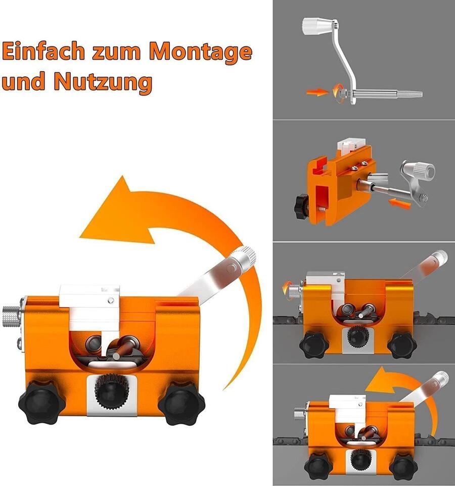 AFFILACATENE MANUALE PROFESSIONALE AFFILATRICE PORTATILE AFFILA CATENA MOTOSEGA