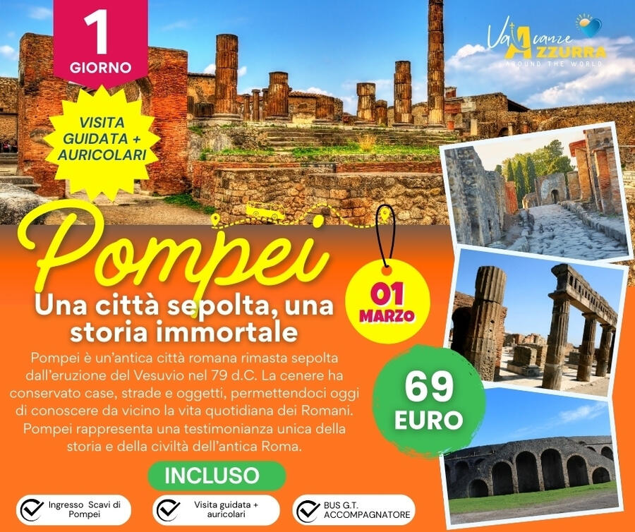 01 MARZO 2026 SCAVI DI POMPEI