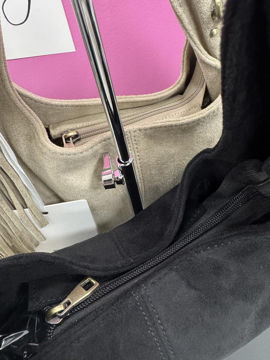 NOVITÀ Bag scamosciata con frange