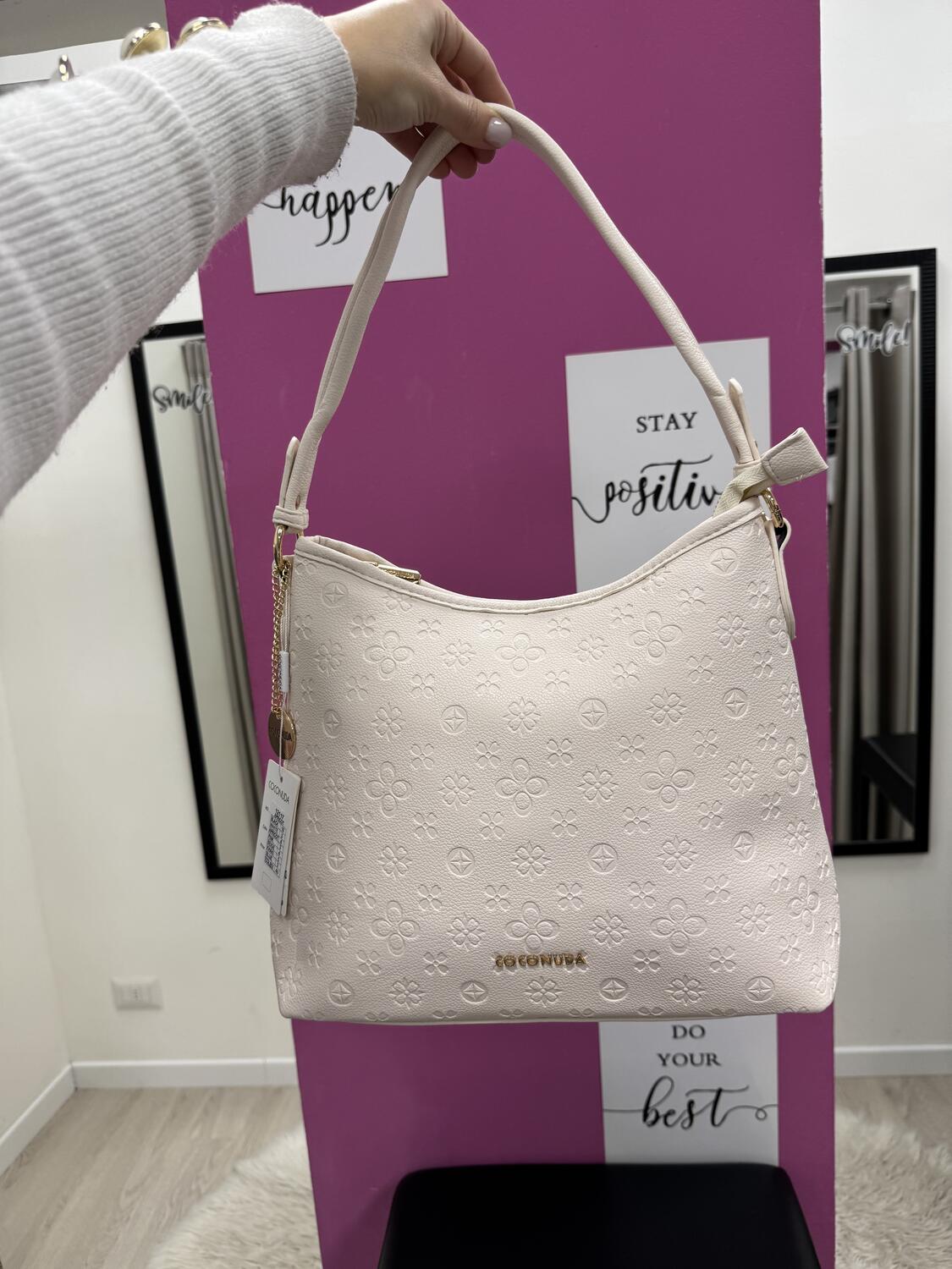 NOVITÀ Bag eco pelle stampa in rilievo COCONUDA