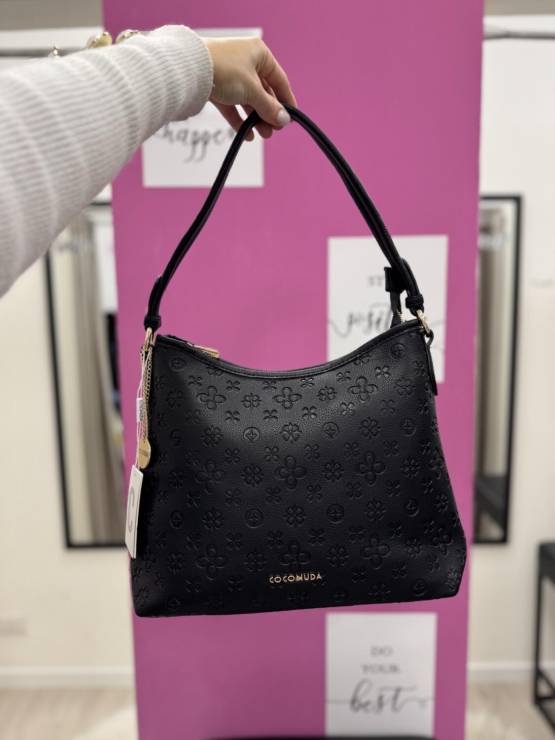 NOVITÀ Bag eco pelle stampa in rilievo COCONUDA