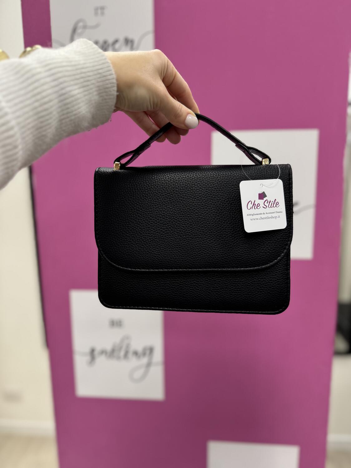 NOVITÀ Mini bag in eco pelle con tracolla