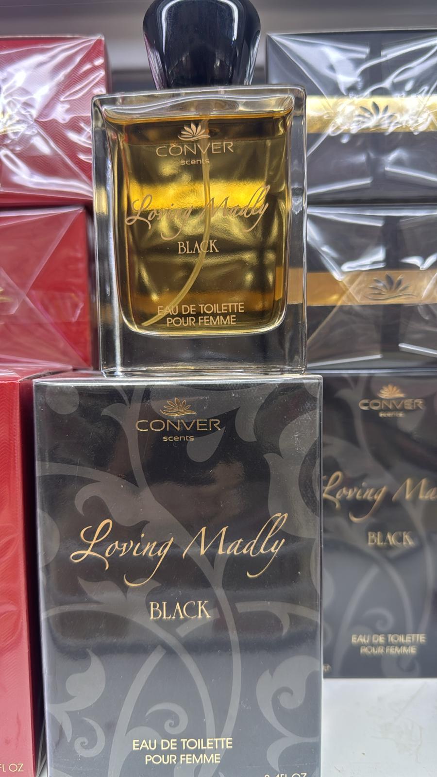 CONVER SCENTS LOVING MADLY BLACK EDT DA 100 ml
 [Quantità minima è di 6 pezzi]