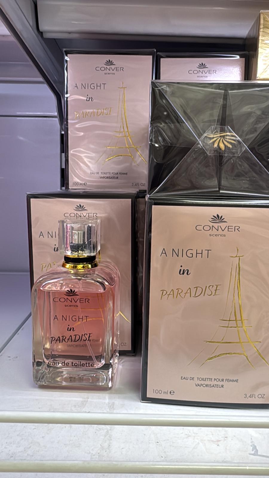 CONVER SCENTS A NIGHT IN PARADISE EDT DA 100 ml [Quantità minima è di 6 pezzi]
