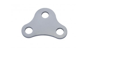 SUPPORTO DESTRO UNIVERSALE CON FILETTATURA M8 x 20mm SINISTRA COMPLETO DI PIASTRINA SUPPORTO