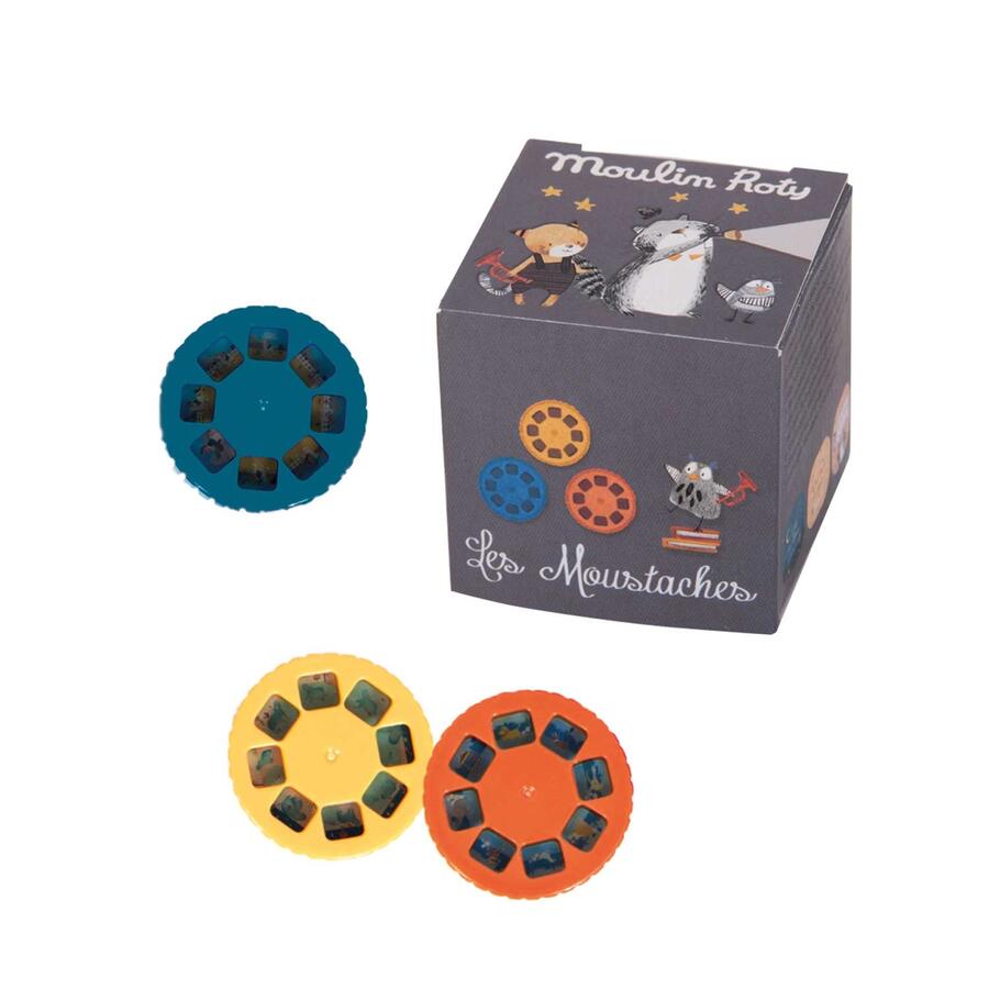 3 dischi Gattini Les Moustaches per Le storie della buonanotte