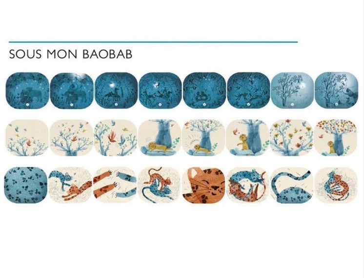 3 dischi Nella savana per Le storie della buonanotte