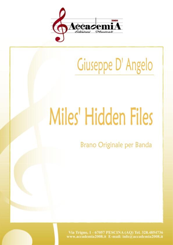MILES' HIDDEN FILES - Giuseppe D'Angelo