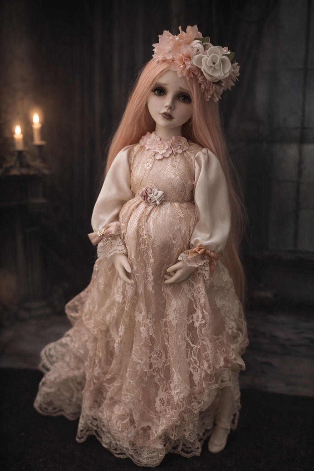 Alida in dolce attesa bambola emozionale