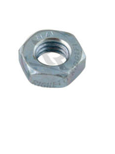 DADO M10 BASSO, ZINCATO BIANCO