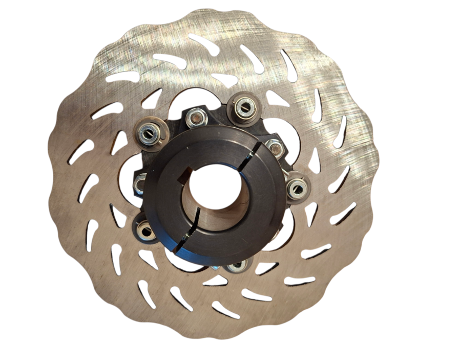 DISCO FRENO POSTERIORE COMPLETO modello VEN M Ø 180 per MINIKART + PORTADISCO Ø 30  mm DR 