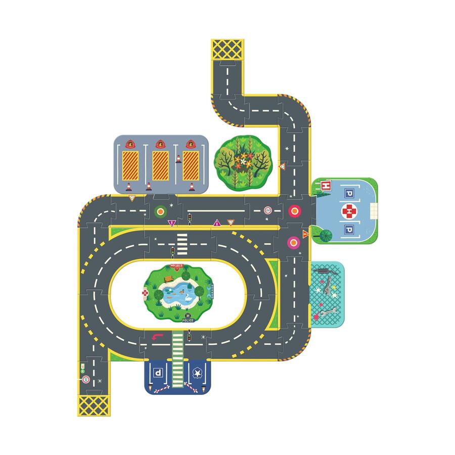 Crazy motors - Circuito per macchinine con edifici