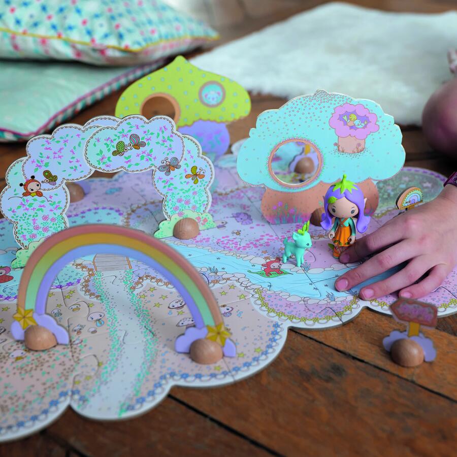 Tinily - Puzzle scenario con personaggio