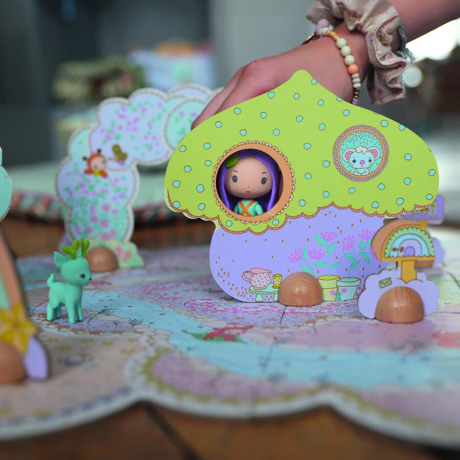 Tinily - Puzzle scenario con personaggio