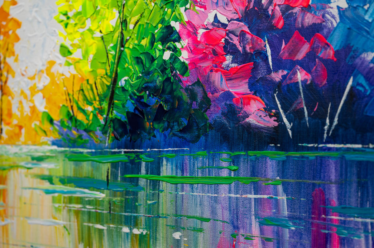 Riflessi di colore cm 100x50