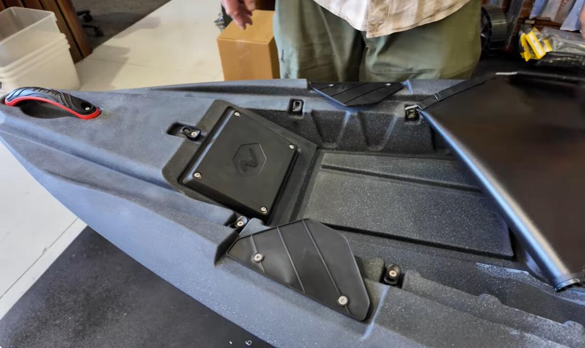 Kayak da pesca a pedali Vibe SHEARWATER 125 Impulse Drive Tsunami Red - 381 cm 