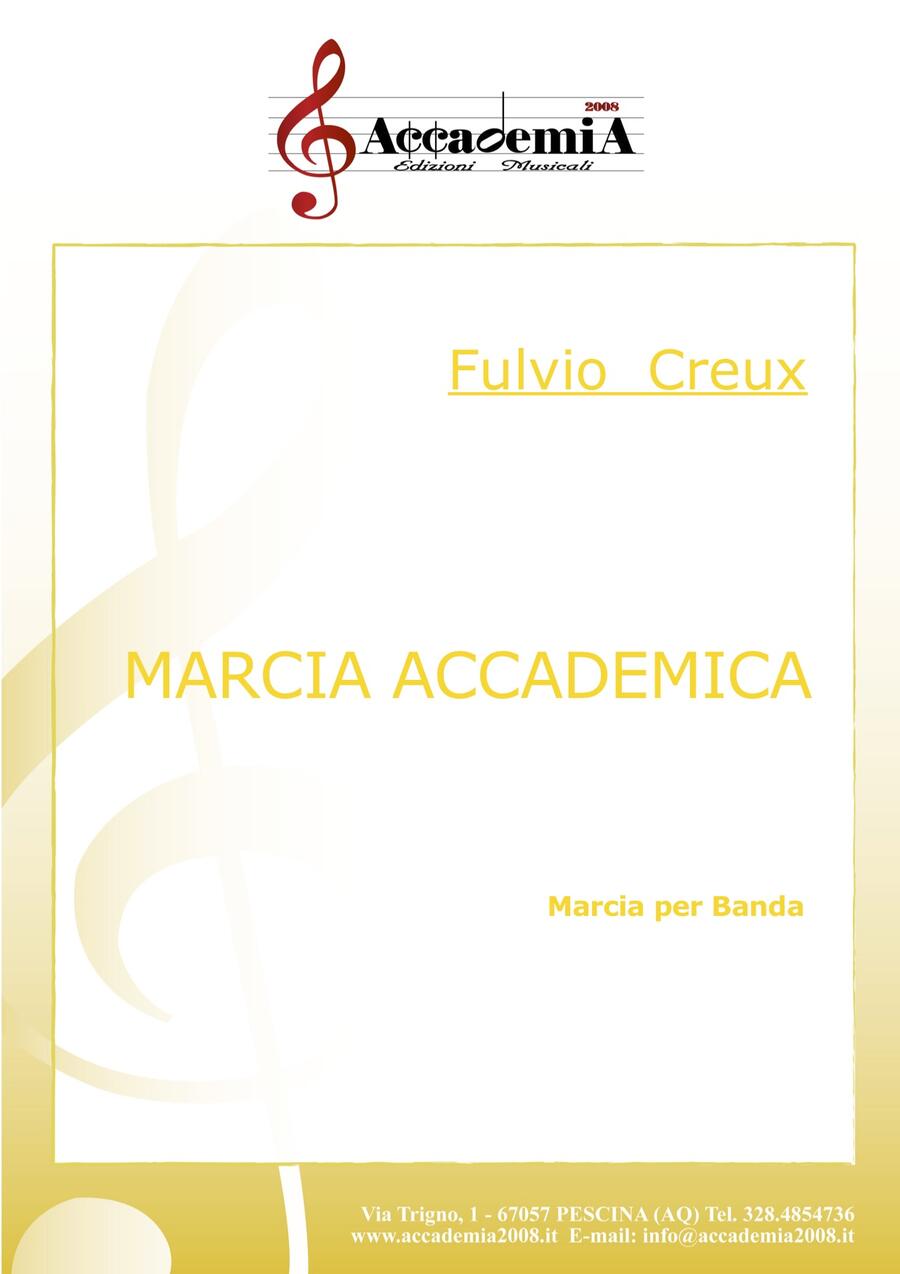 MARCIA ACCADEMICA - Fulvio Creux