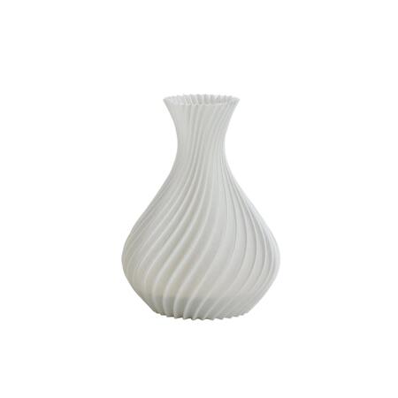 Melaverde - Vaso Spirale Bianco – Altezza 21 cm