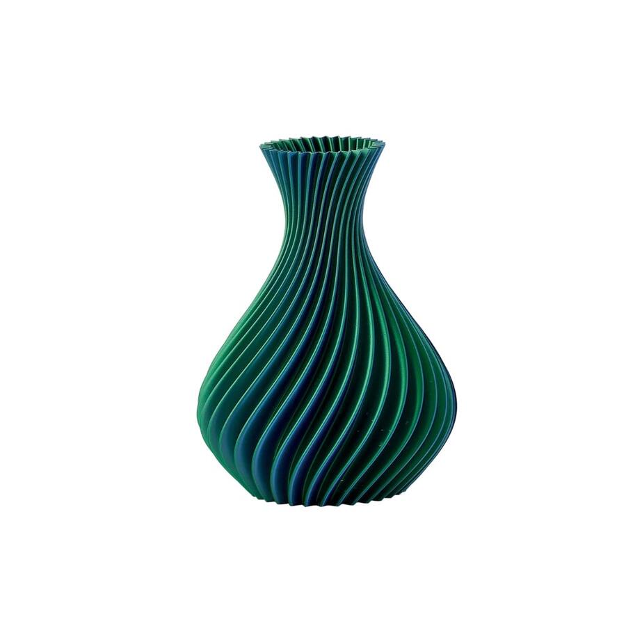 Melaverde - Vaso Spirale Smeraldo – Altezza 21 cm