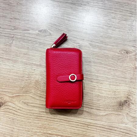 Portafoglio in pelle ROSSO