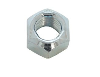 DADO M8 BASSO AUTOBLOCCANTE, ZINCATO BIANCO