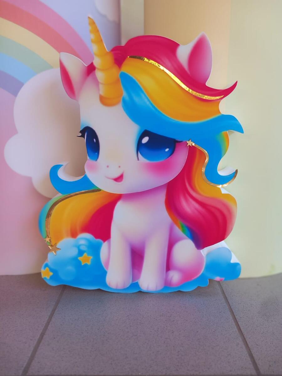 Unicorno Sagoma Polistirolo con stampa
