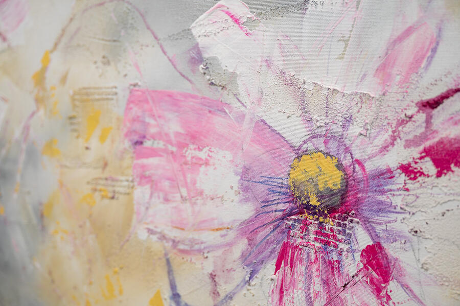 Fioritura astratta cm 100x50