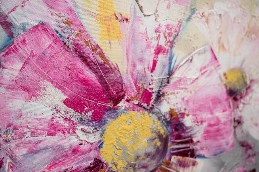 Fioritura astratta cm 100x50