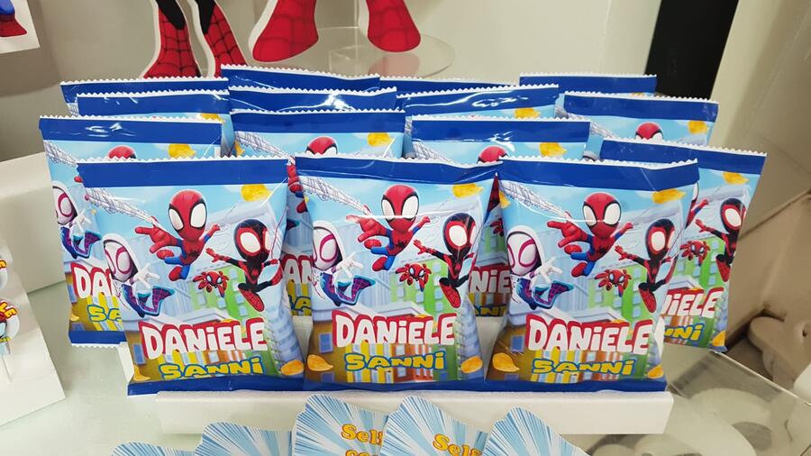 spidey Patatine personalizzate