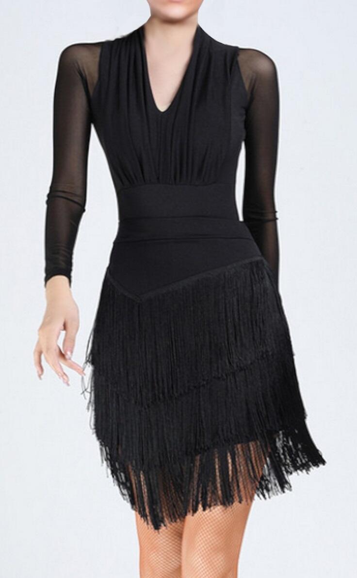 Gonna elastica con frange 2-0057