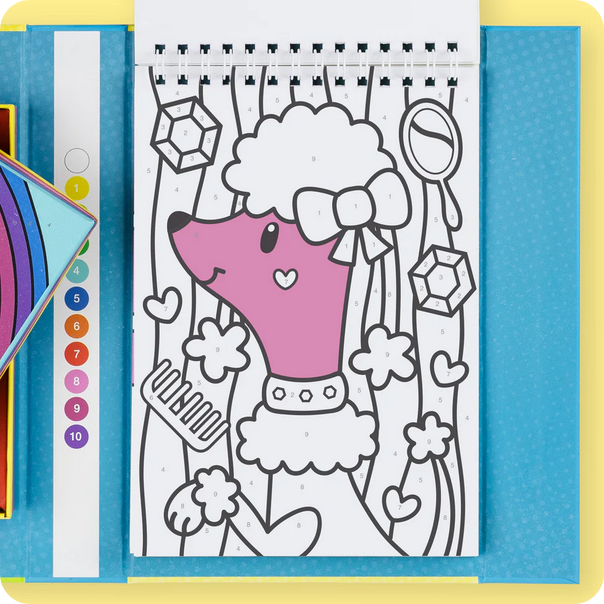 Set per colorare - Colora con i numeri