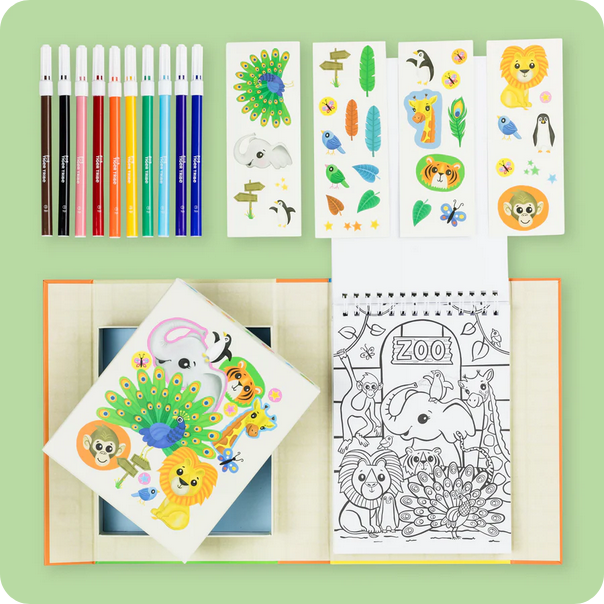 Set per colorare - Zoo