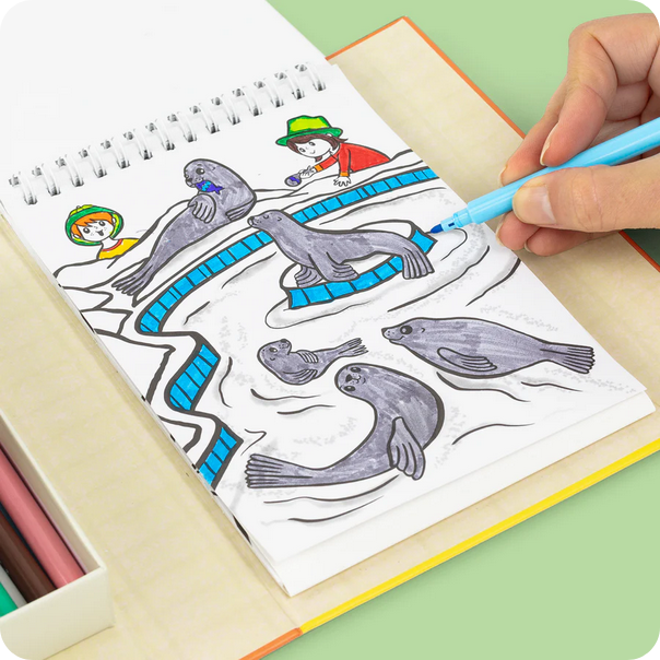 Set per colorare - Zoo