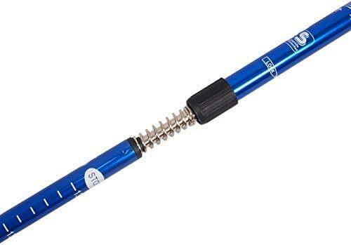 Bastoni da Trekking Blu o Rosso, set da 2 pezzi per camminata nordica, lunghezza 65-135cm - Nordic Walking