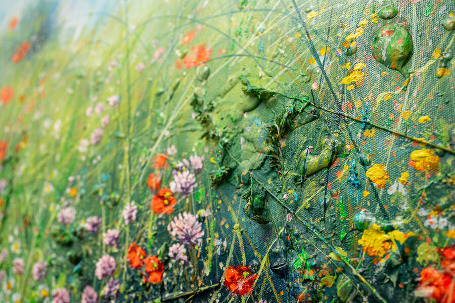 Esplosione di primavera cm 180x80