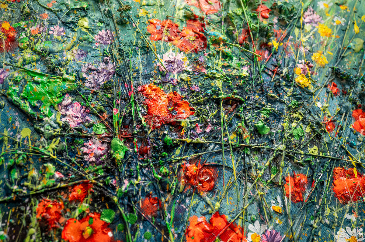 Esplosione di primavera cm 180x80