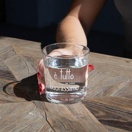 Simply Day - Set 6 Bicchieri acqua E' tutto buonissimo