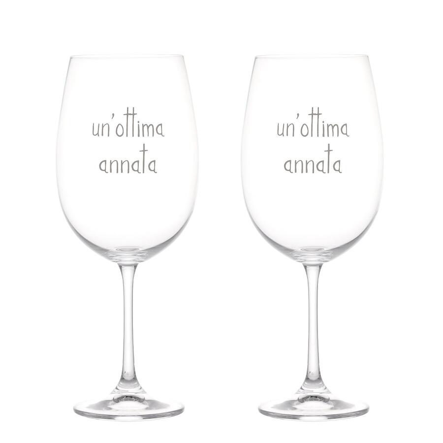 Simply Day - Set 2 calici di vino Un'ottima annata 64cl