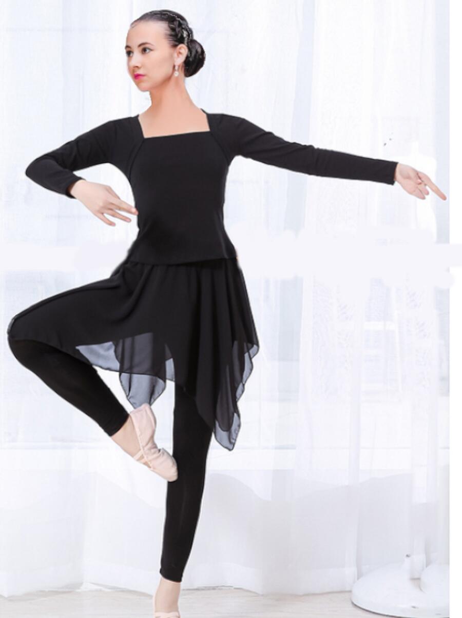 Leggings with chiffon skirt 11-0014