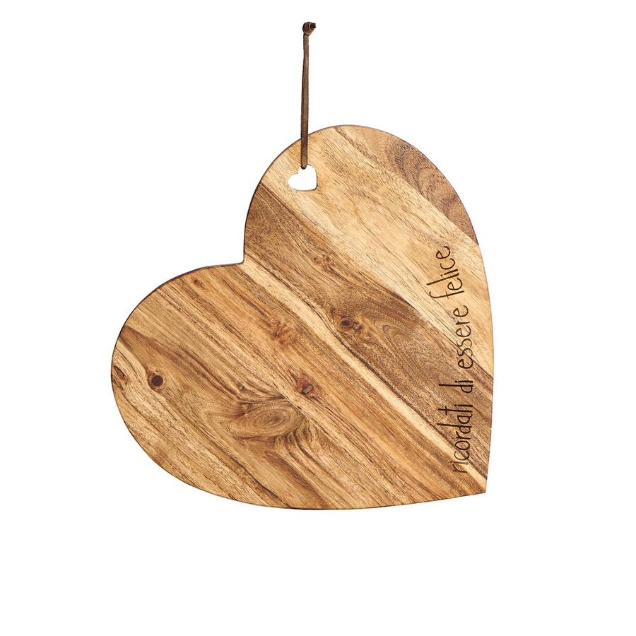 Simply Day - Tagliere a cuore Ricordati di essere felice