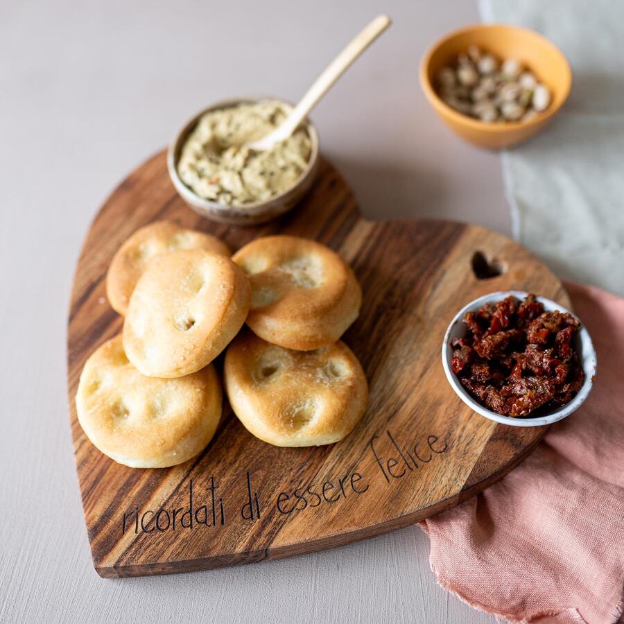 Simply Day - Tagliere a cuore Ricordati di essere felice