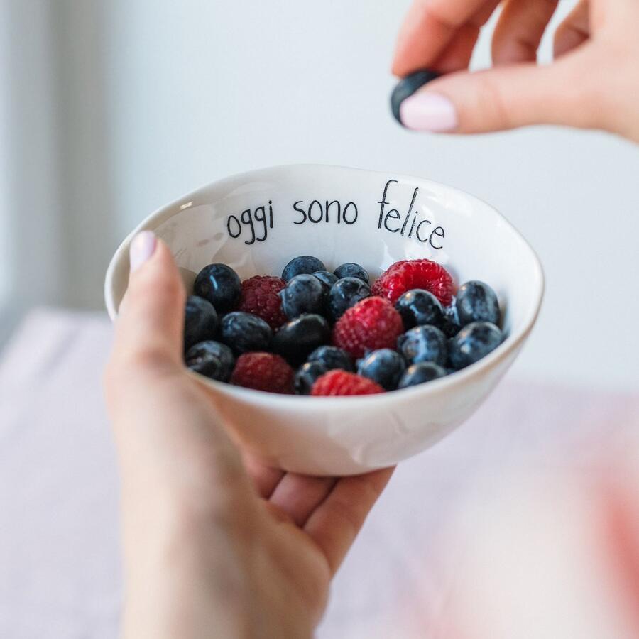Simply Day - Set 2 Coppette in gres Oggi sono felice 10011041