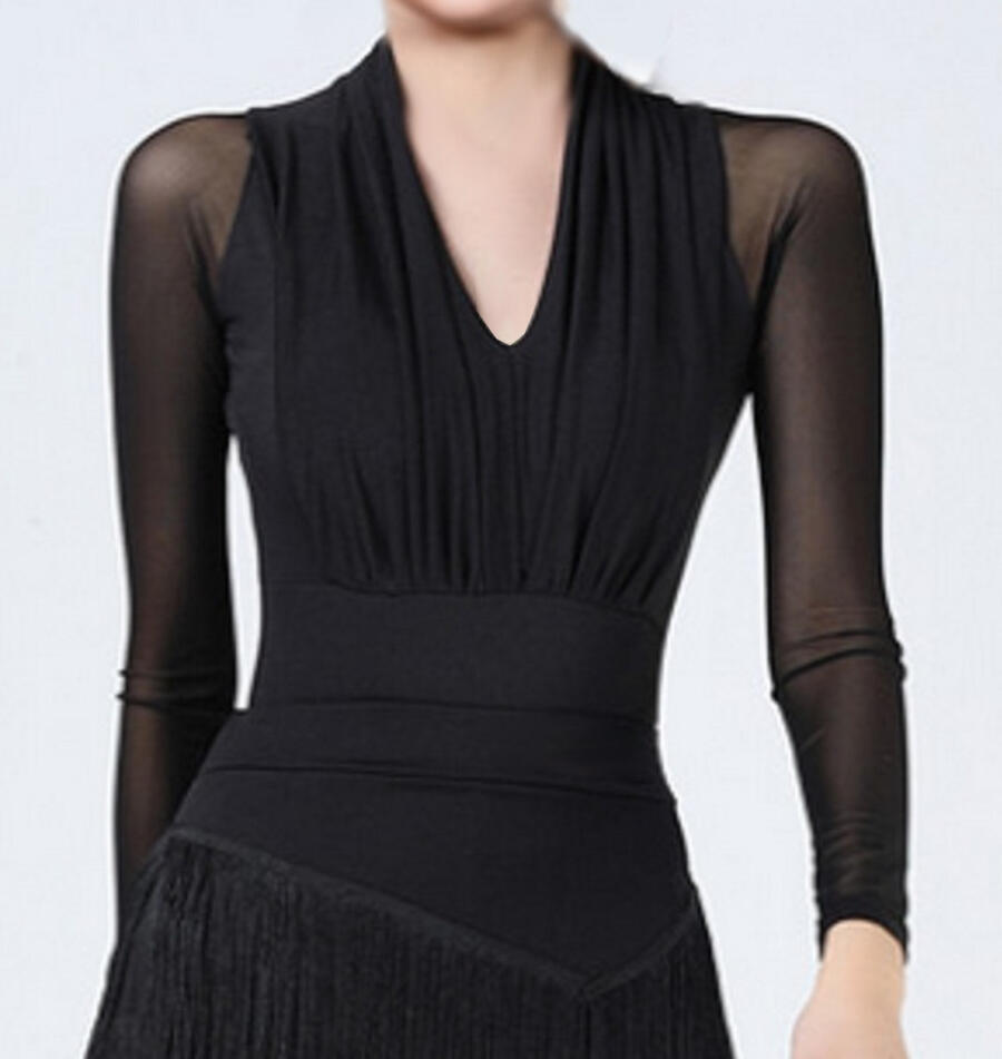 Bodysuit with tulle sleeves 6-0051