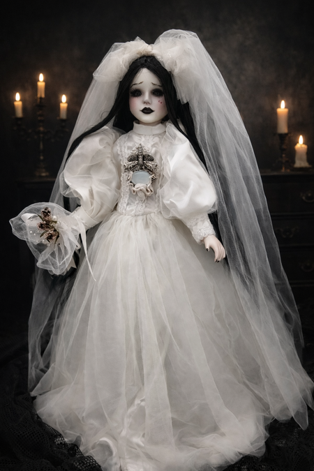  Valiah Sposa dell'Ombra Goth in porcellana 