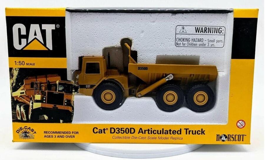 1/50 die-cast metal Caterpillar D350D Articulated Dump Truck Norscot - +3 anni