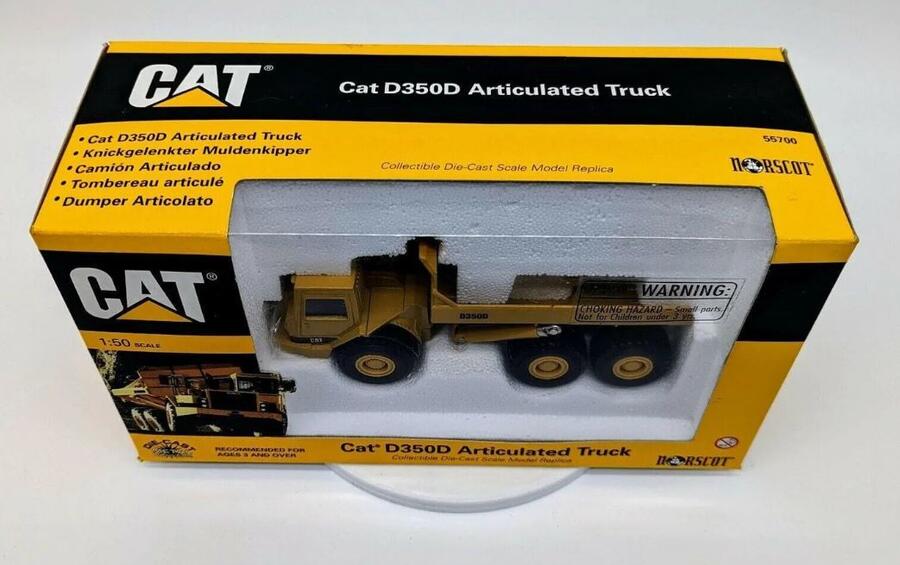 1/50 die-cast metal Caterpillar D350D Articulated Dump Truck Norscot - +3 anni