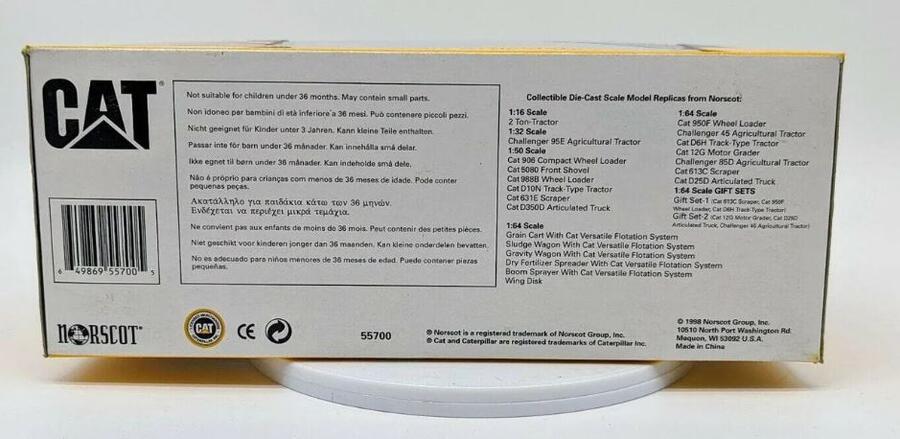 1/50 die-cast metal Caterpillar D350D Articulated Dump Truck Norscot - +3 anni